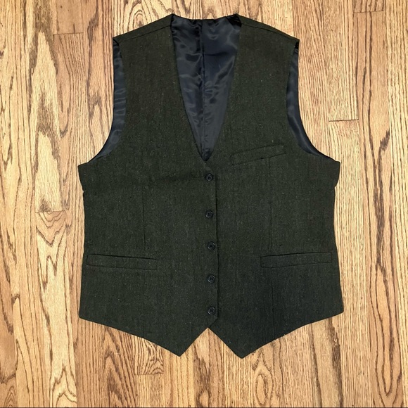 Green Tweed Suit Set - Picture 2 of 8